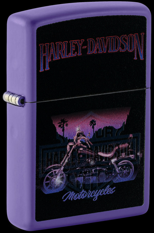 Zippo 46676 vžigalnik Harley-Davidson®  Black Light